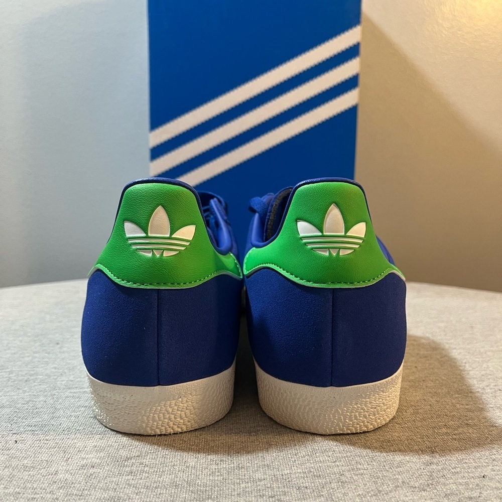 Adidas Originals Gazelle Suede Royal Blue Energy Sneakers Men’s Size 9.5 JH5389‌ - Picture 6 of 11